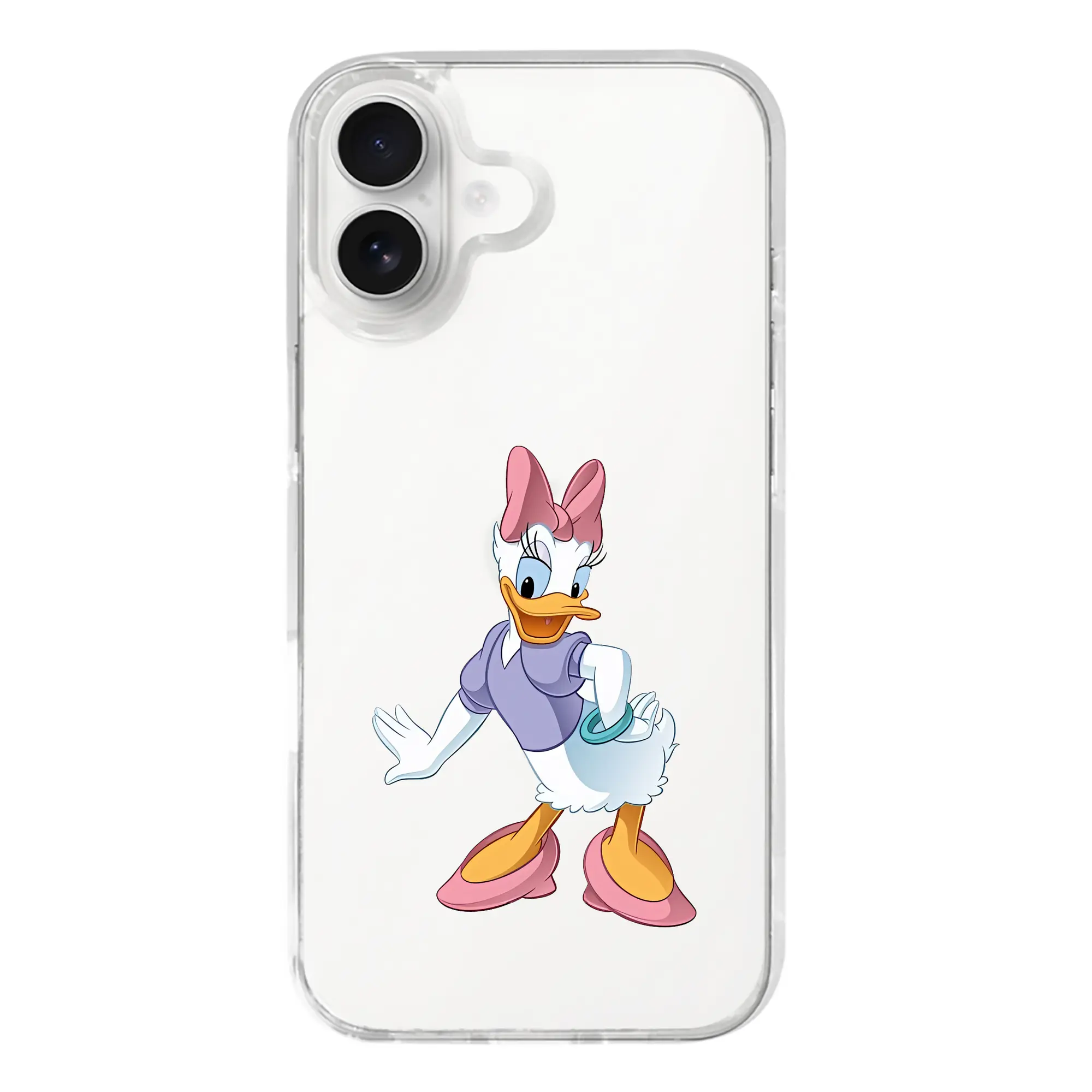 ミッキーマウス（Mickey Mouse） グッズ デイジーダック（Daisy Duck） - iPhone 17シリーズ 透明スマホケース – 薄型・耐衝撃・精密フィット保護カバー